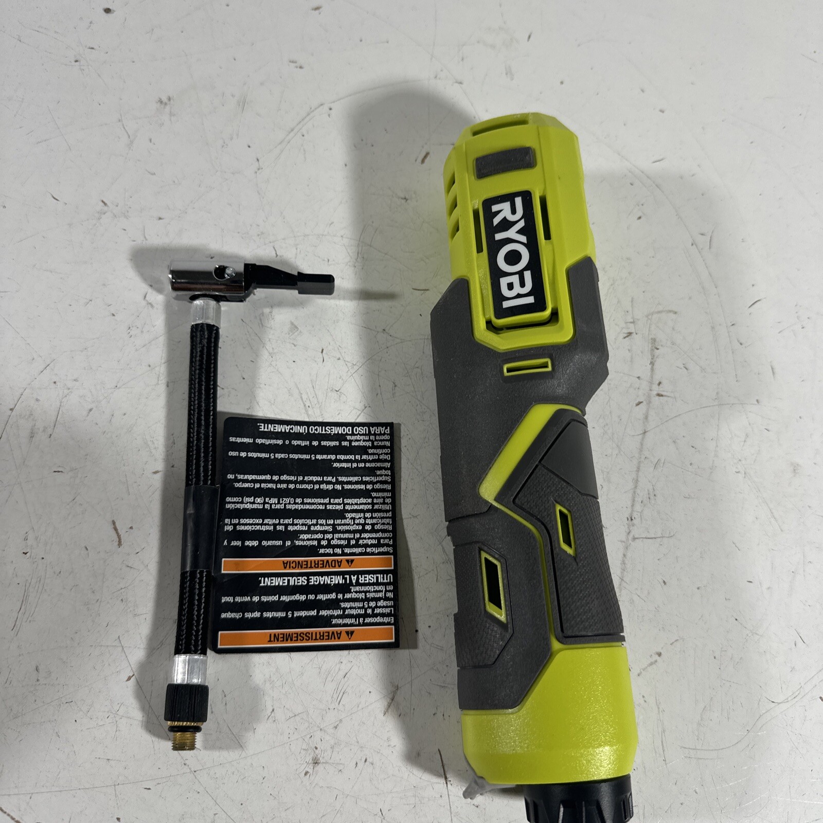 Ryobi fvif51k HIGH PRESSURE INFLATOR No Battery