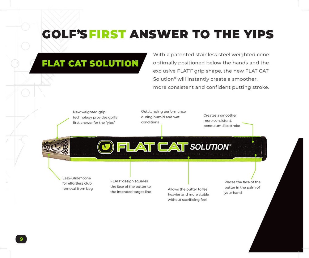 Flat Cat Solution Putter Grip