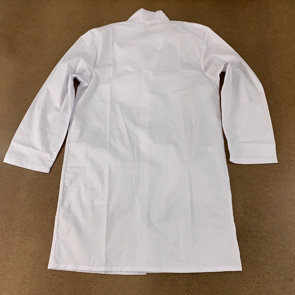 VOGRYE Men's Size Small White Professional Lab Coat