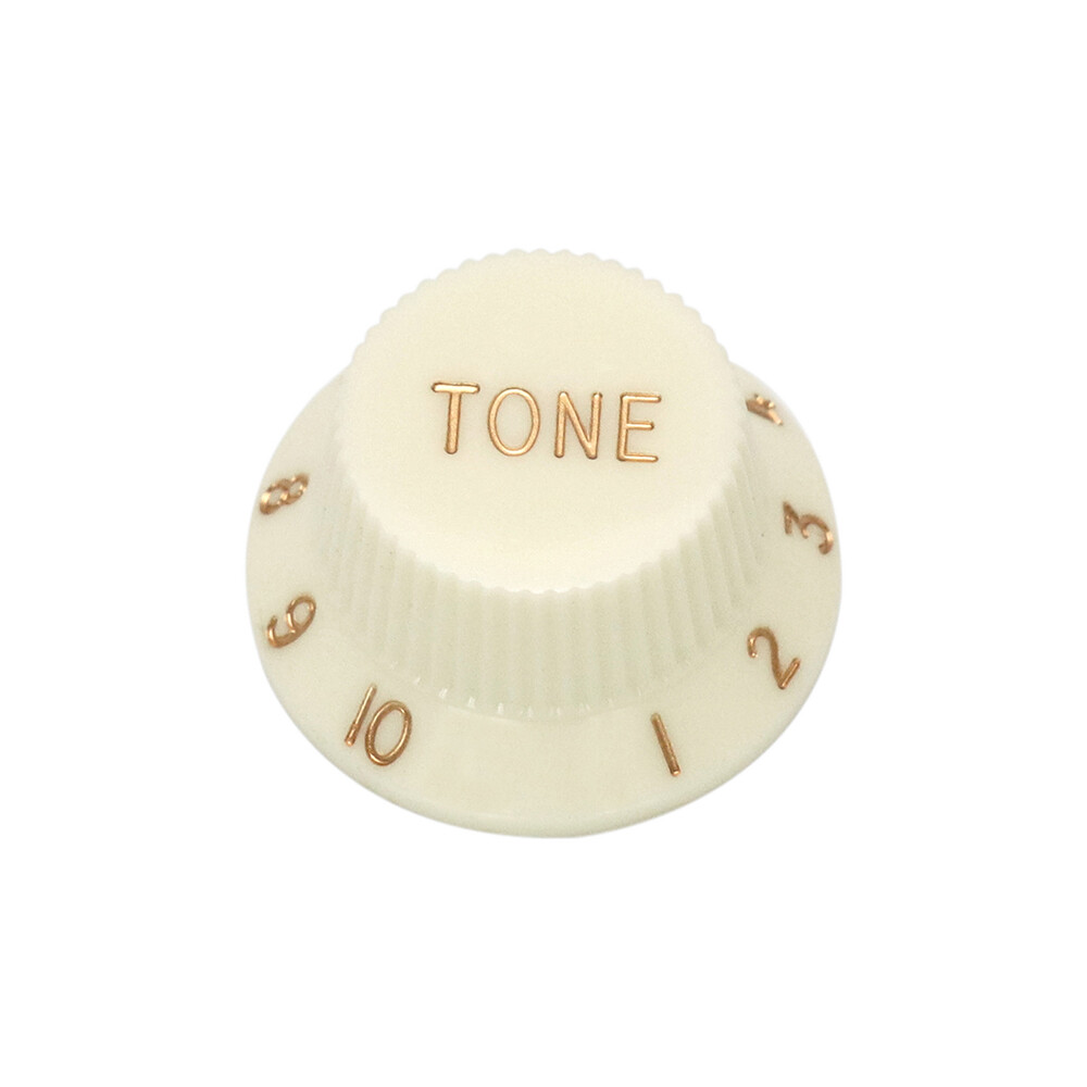 Guitar Speed Knobs 1 Volume 2 Tone Control Knobs for Fender Strat Electric Ivory