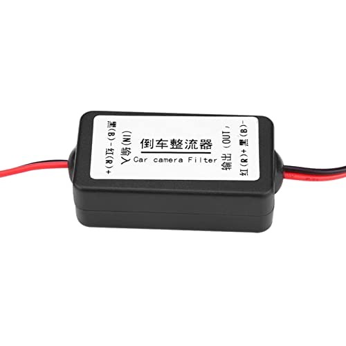 12V DC Car Rearview Camera Power Relay Capacitor Filter Rectifier