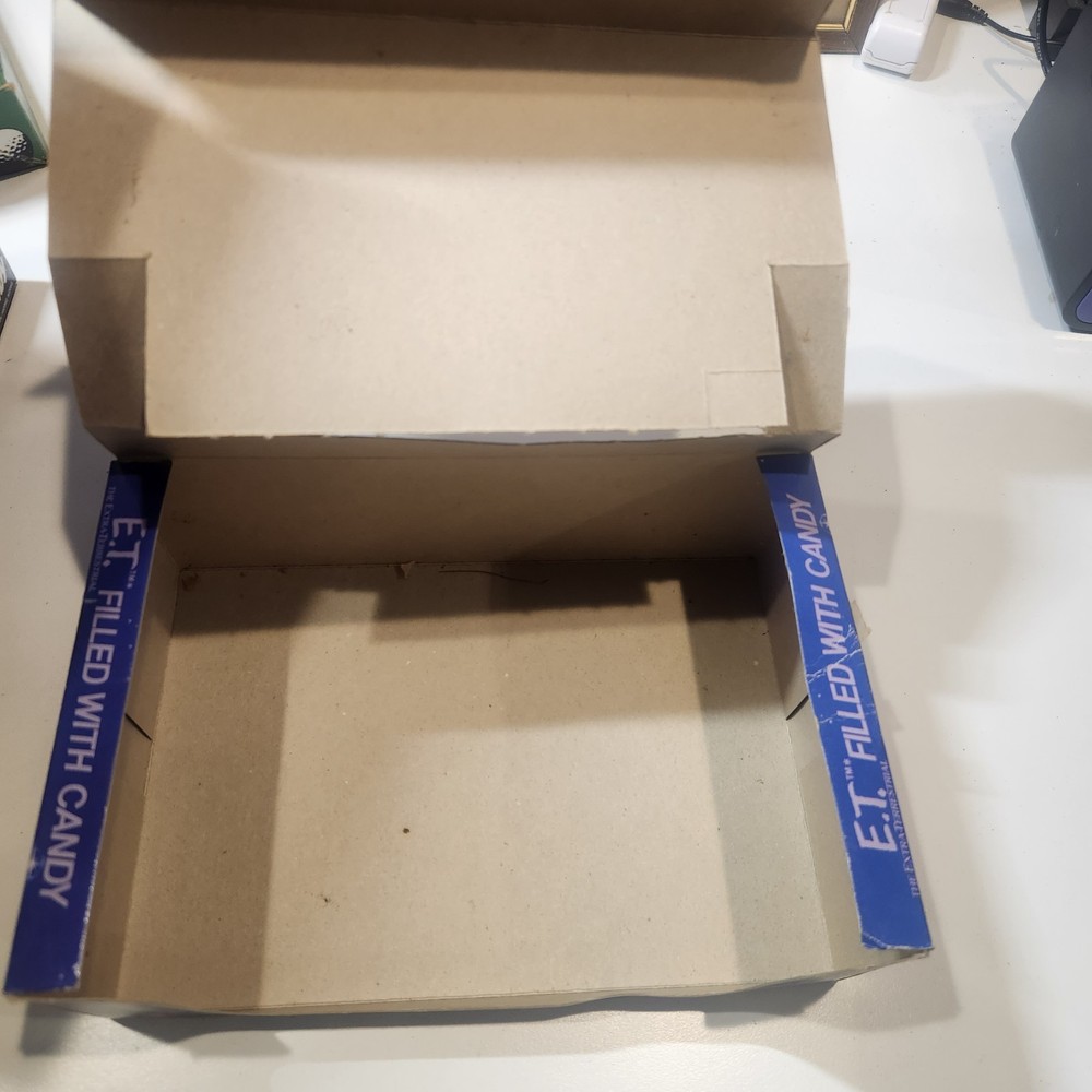1982 Topps E.T. Movie Candy Head Display Box - Empty Box (with tray holder)