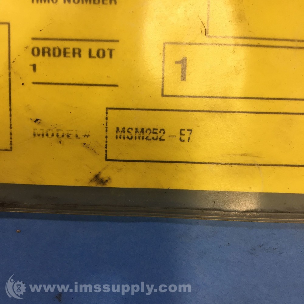 MSM252-E7 Encoder Cable, 5.5M USIP