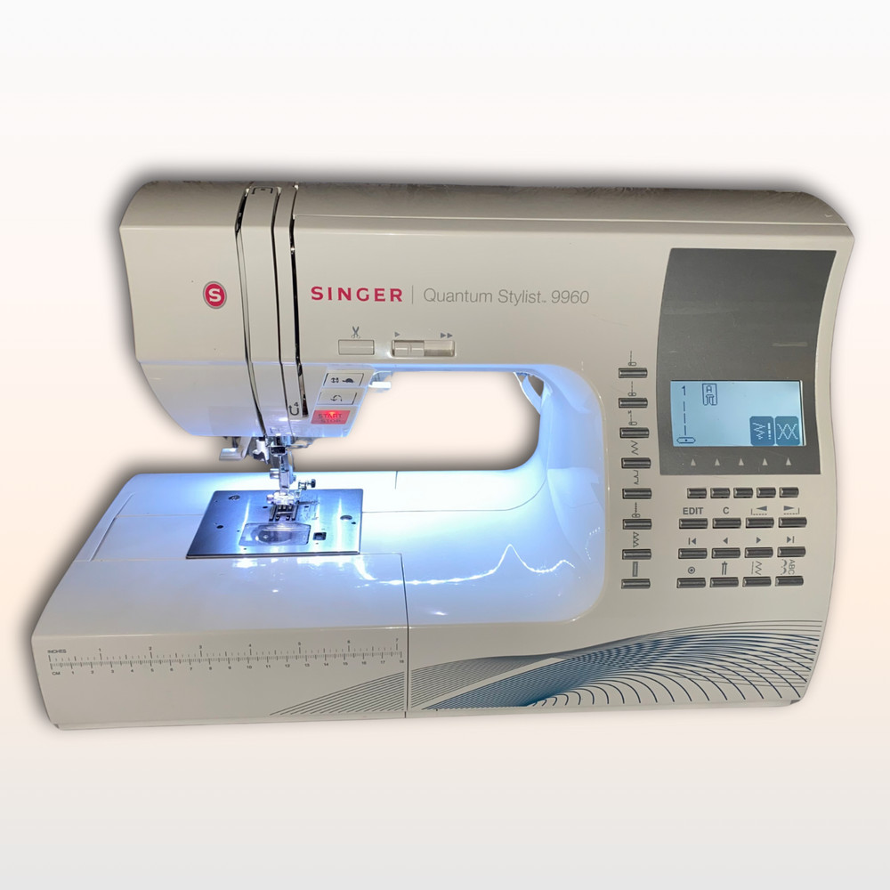SINGER® Quantum Stylist 9960 Sewing Machine with Extension Table & BUNDLE