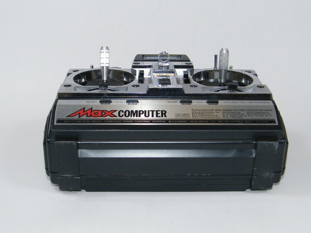 PCM MAX COMPUTER JR RADIO CONTROL HELICOPTER TRANSMITTER