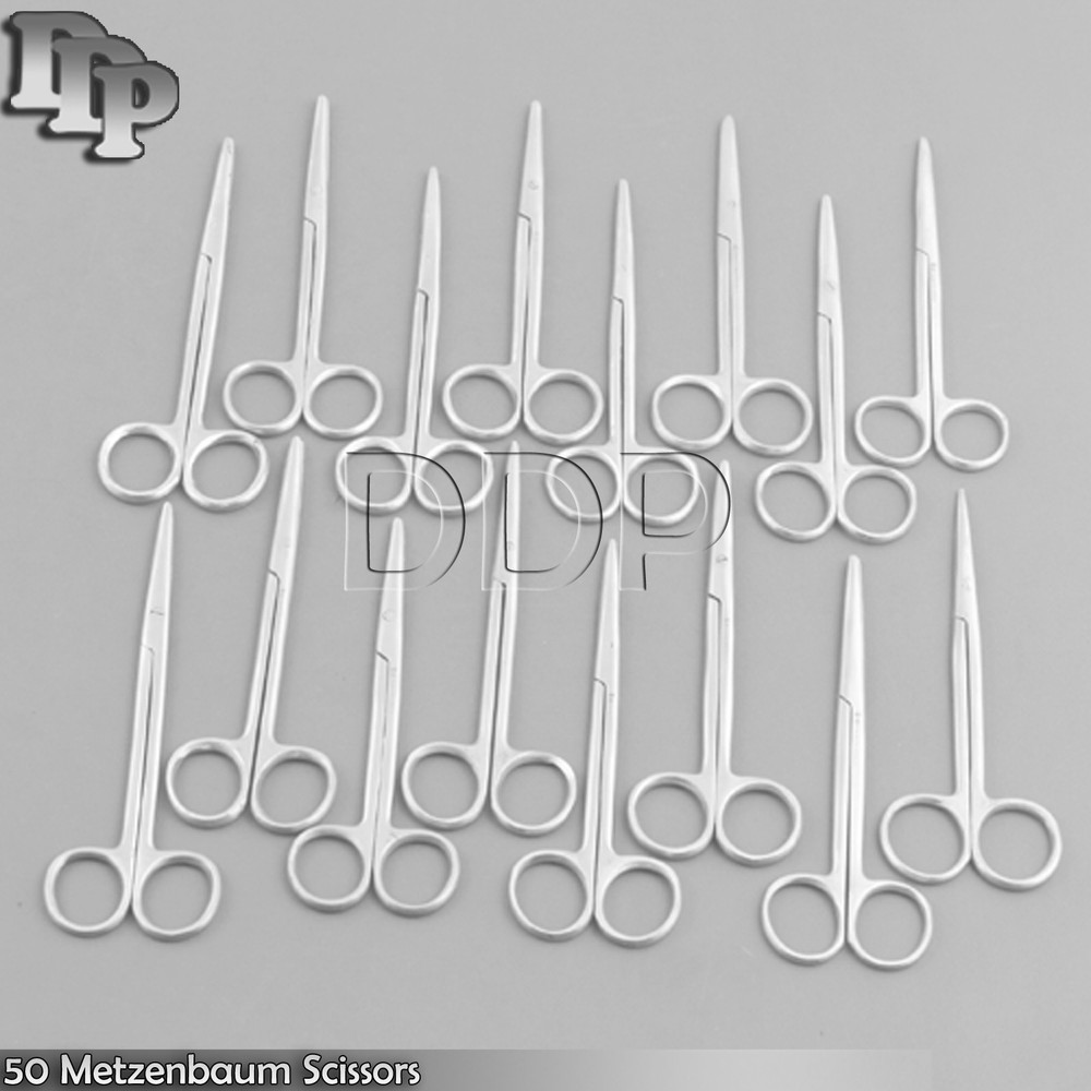 50 Metzenbaum Scissors 6" Straight Surgical Instruments