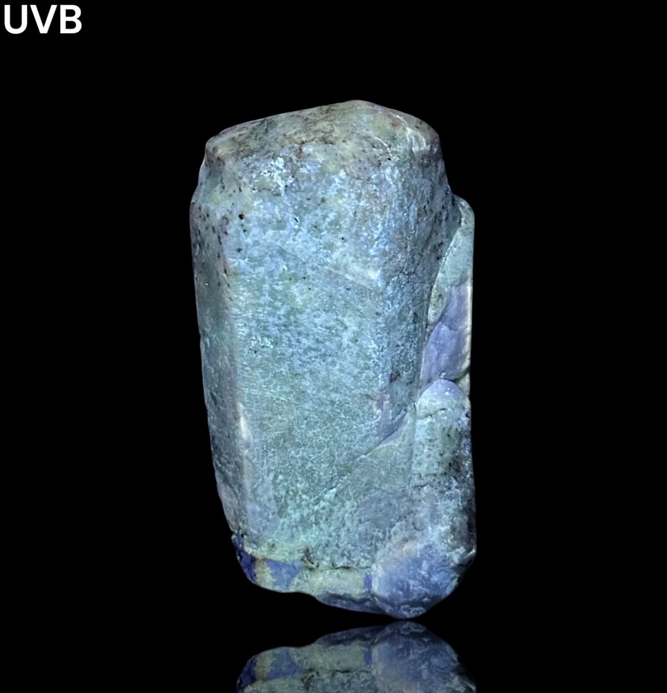 102 Gr. Fluorescent Phosphorescent Greenish Hackmanite Huge Crystal @Afg