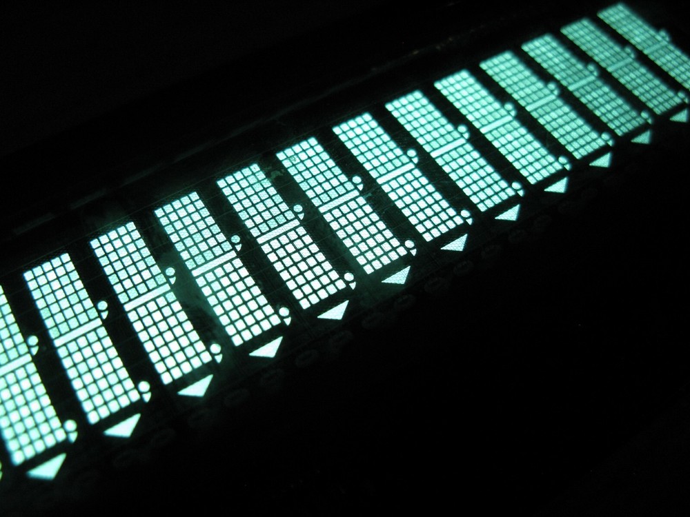 VFD 20(5x7)x2 Noritake Itron DN2029DB dot matrix tube module ≈20T201D ≈MSD 5973N