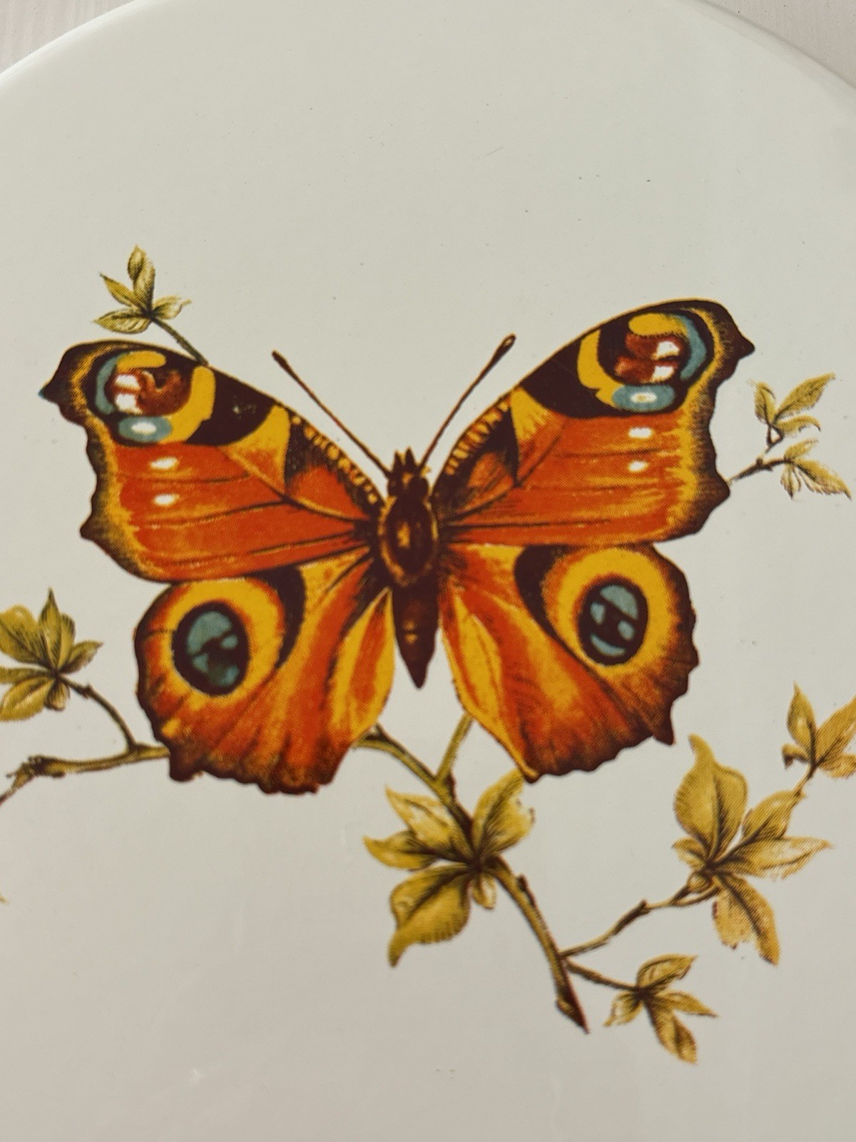 Vintage 1970’s Max Burton Butterfly Electric Range Stove Burner 8” Cover Enamel