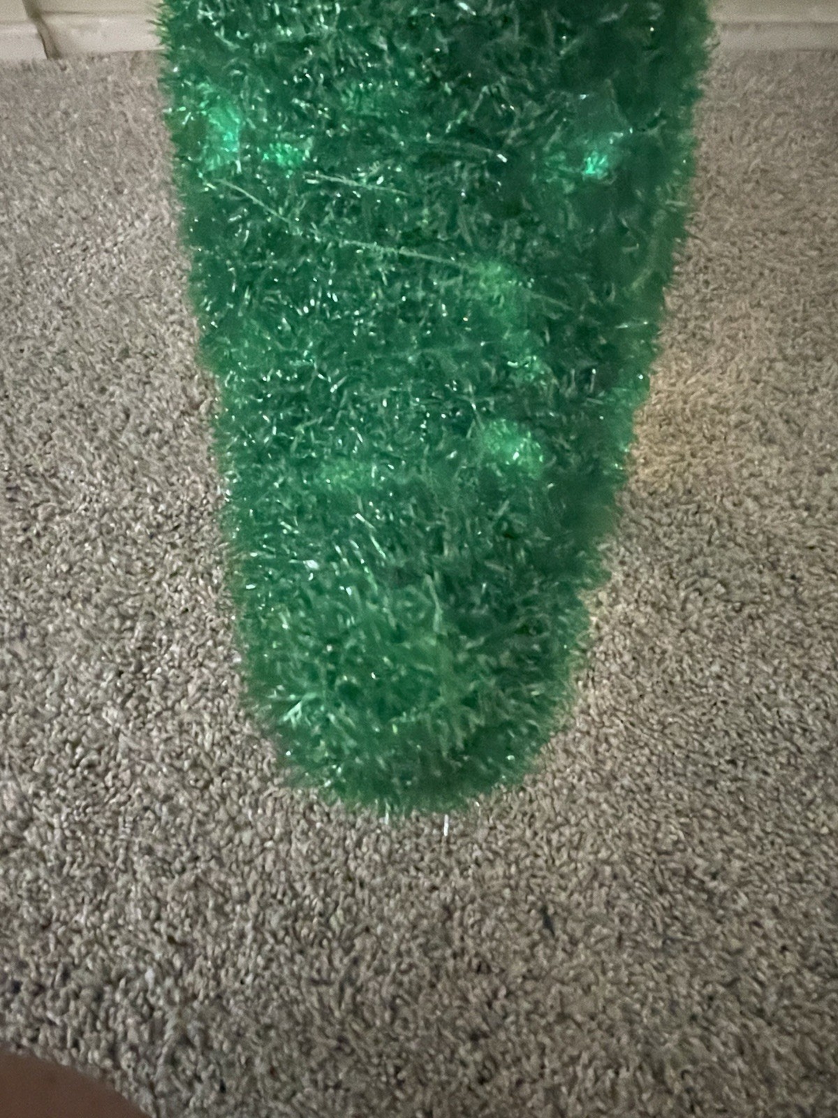 RARE Wondershop From Target Lit Tinsel Christmas Dinosaur WORKS, No Present