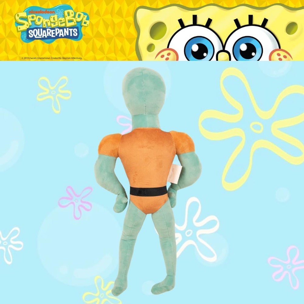 Spongebob Squarepants Handsome Squidward Cuddle Pillow - Officially Licensed