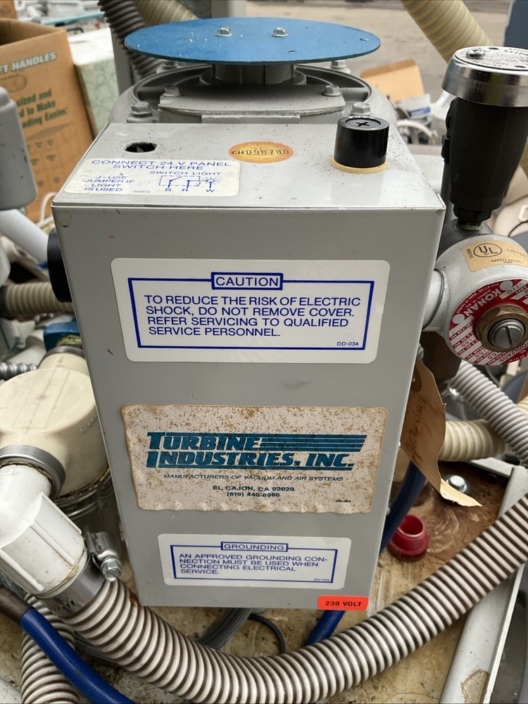 Turbine Industries Dental Vacuum Pump Suction System