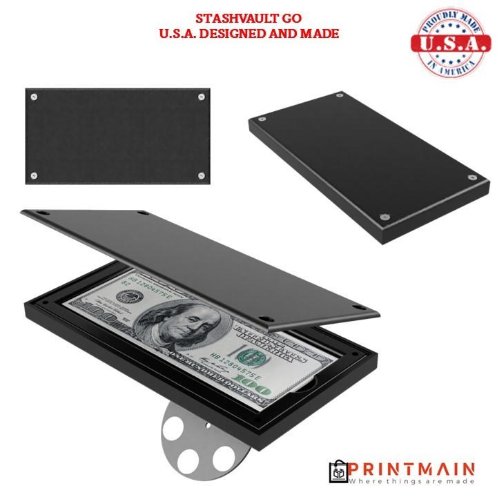 StashVault Diversion Safe, Hidden Secret Magnetic Stash Box Cash Crypto USA MADE