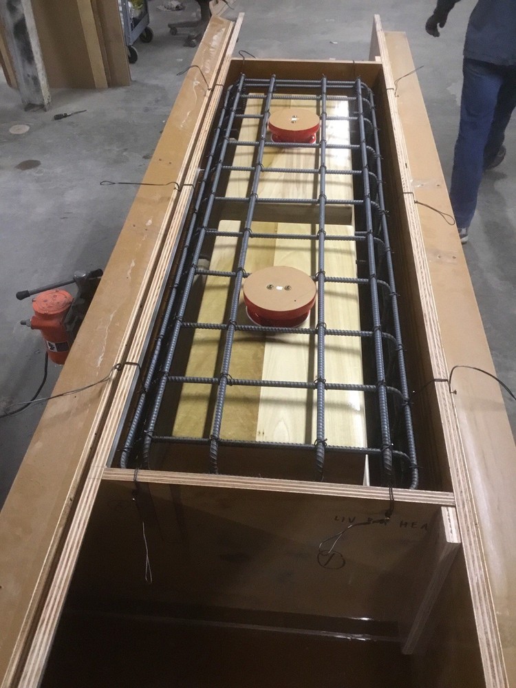 Utility sink wooden molds