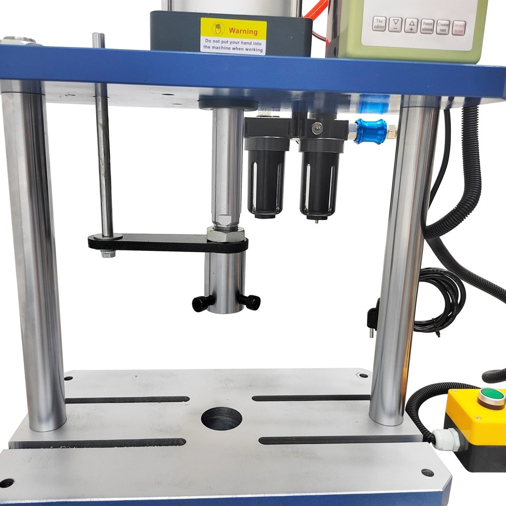 1763lb Pneumatic Punch Machine Punch Press Machine w/ Dual-hand Operation Switch