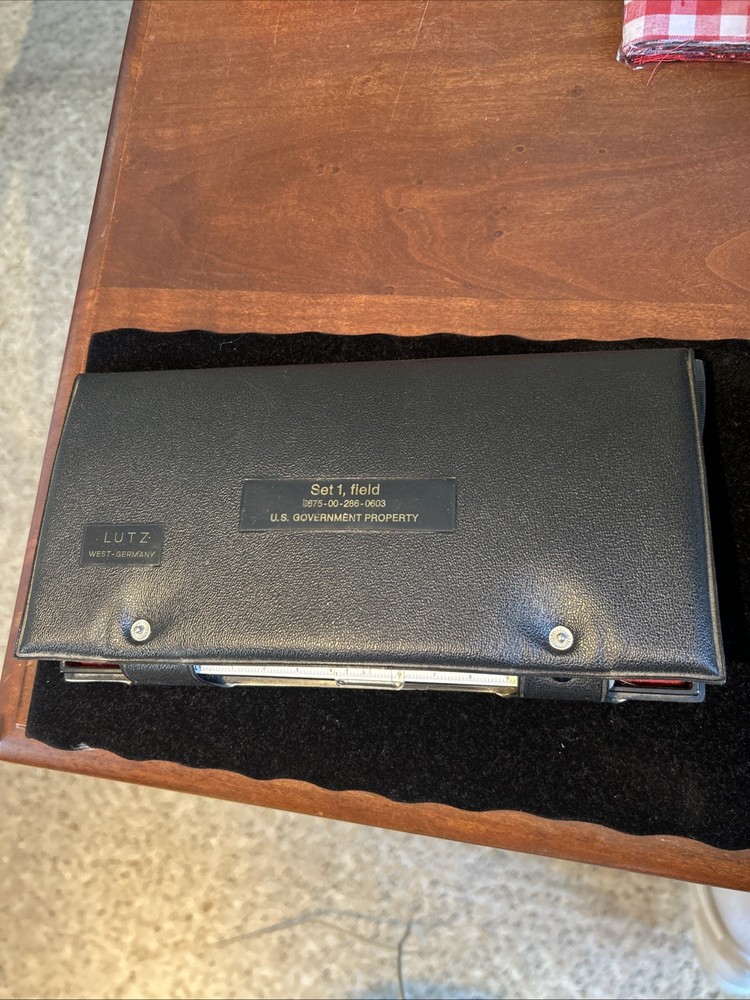 Vintage Lutz US Government Drafting Set