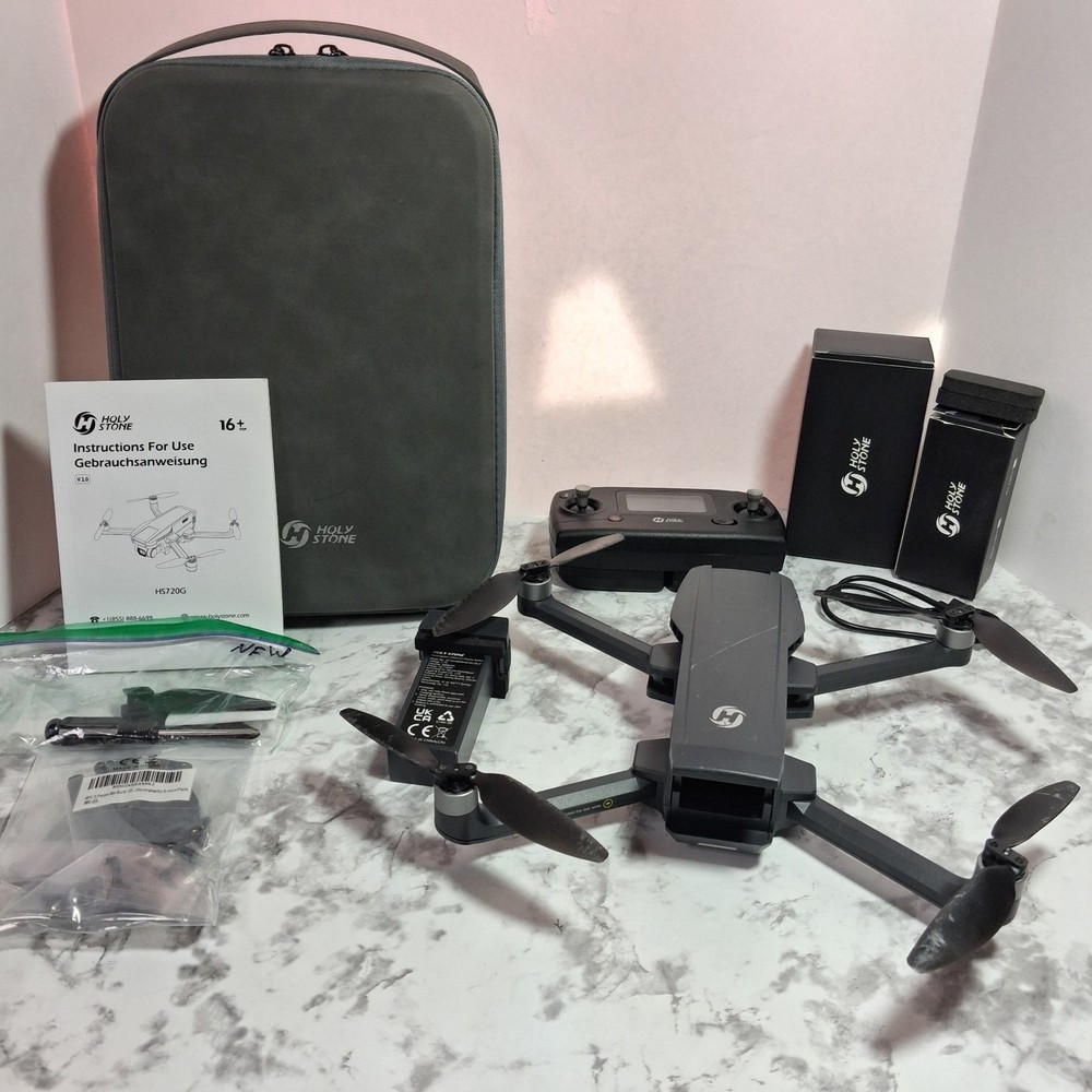 Holy Stone HS720G 2-Axis Foldable Camera Drone Battery Manual Beginner Friendly
