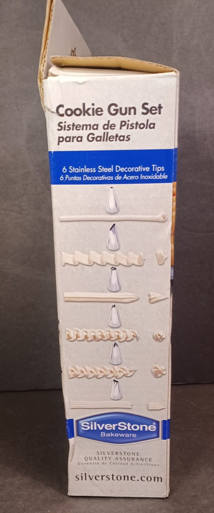 SilverStone Bakeware Cookie Gun Set NEW
