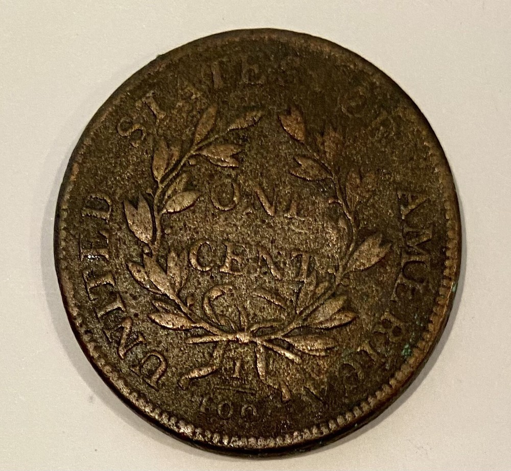 1803 draped bust large cent small date, small fraction