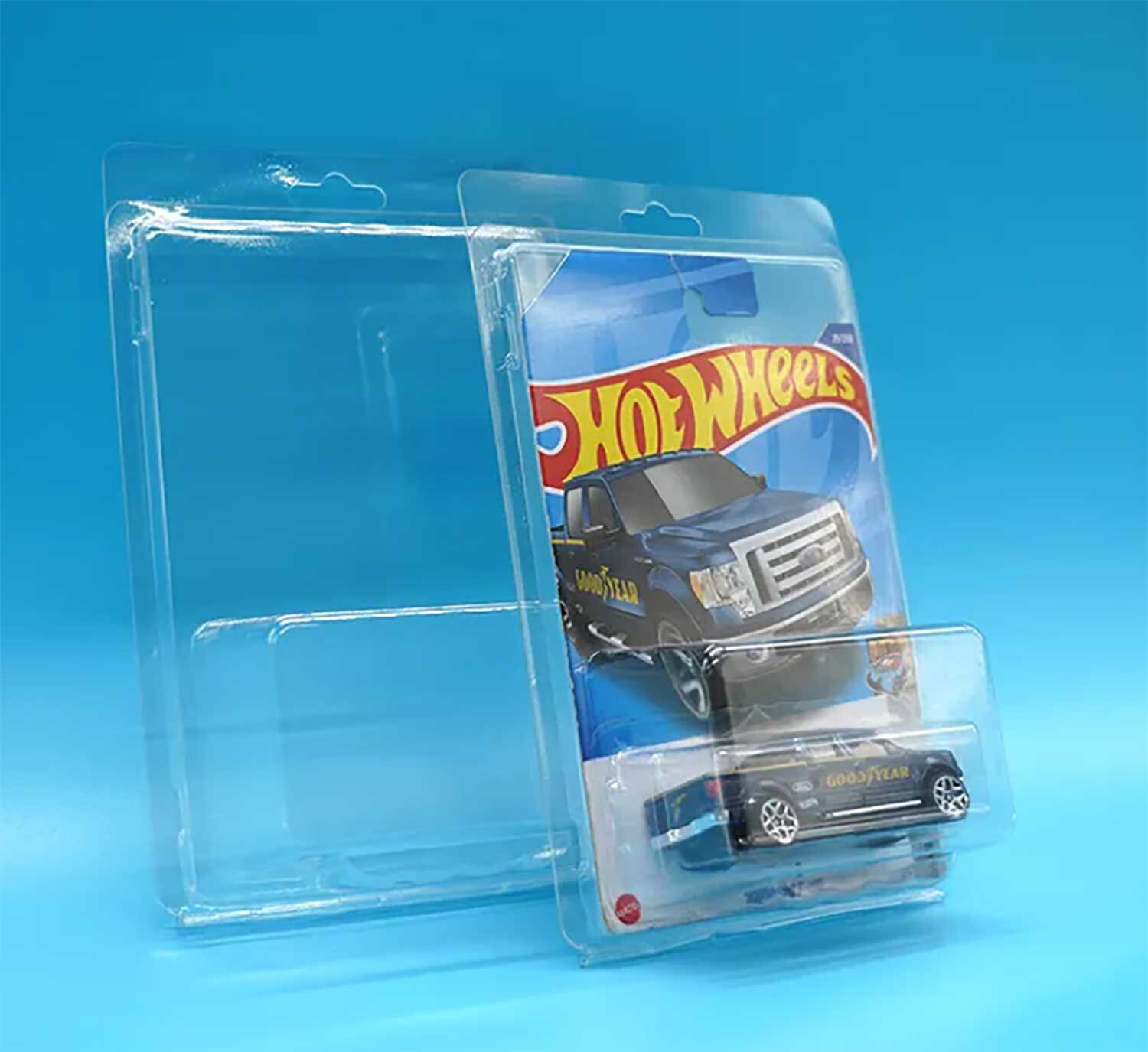 Hot Wheels Protector Case Clamshell Blister Packs Clear Display Mainline 40 Ct