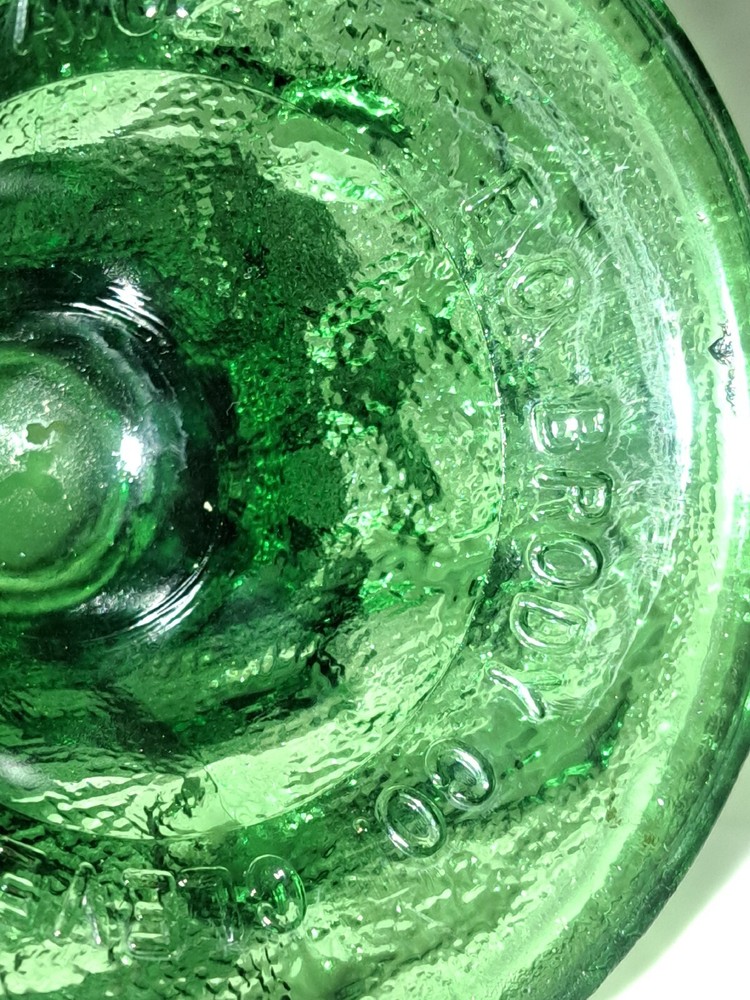 Mid-Century Modern Emerald Green Glass Vase by E.O. Brody Co.