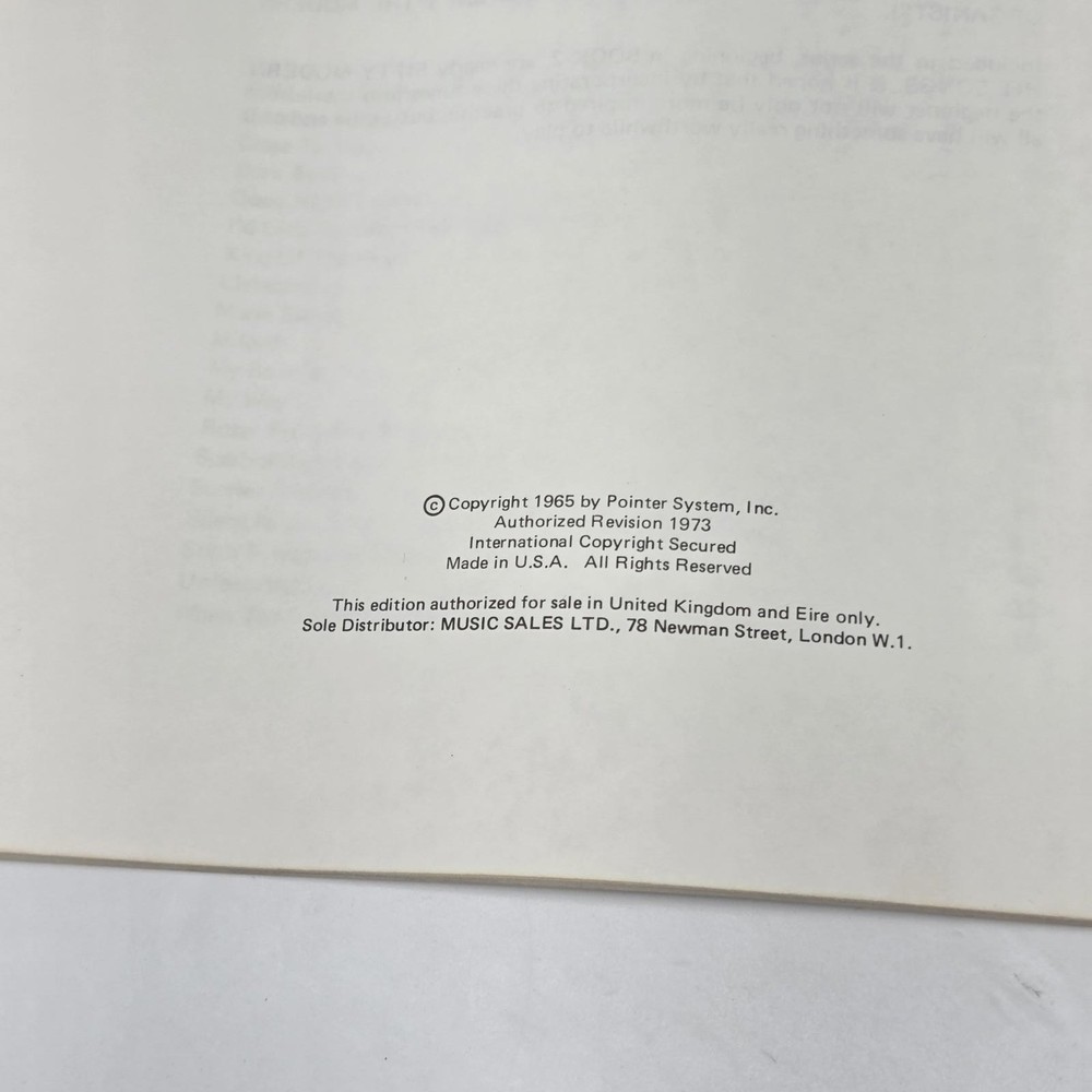 The Pointer System for All Organs - Music Instruction Book