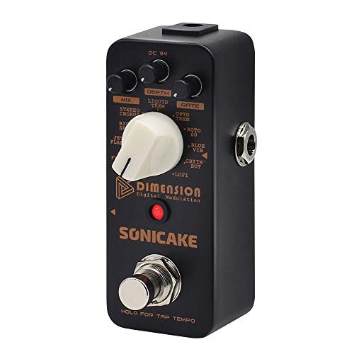 SONICAKE Modulation Pedal Modulation Guitar Pedal Phaser  Assorted Colors