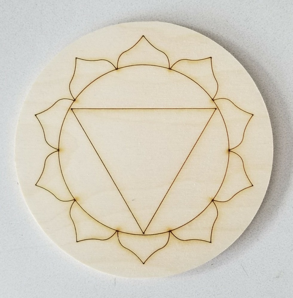 Set of Seven Chakra Grids 6” Diameter