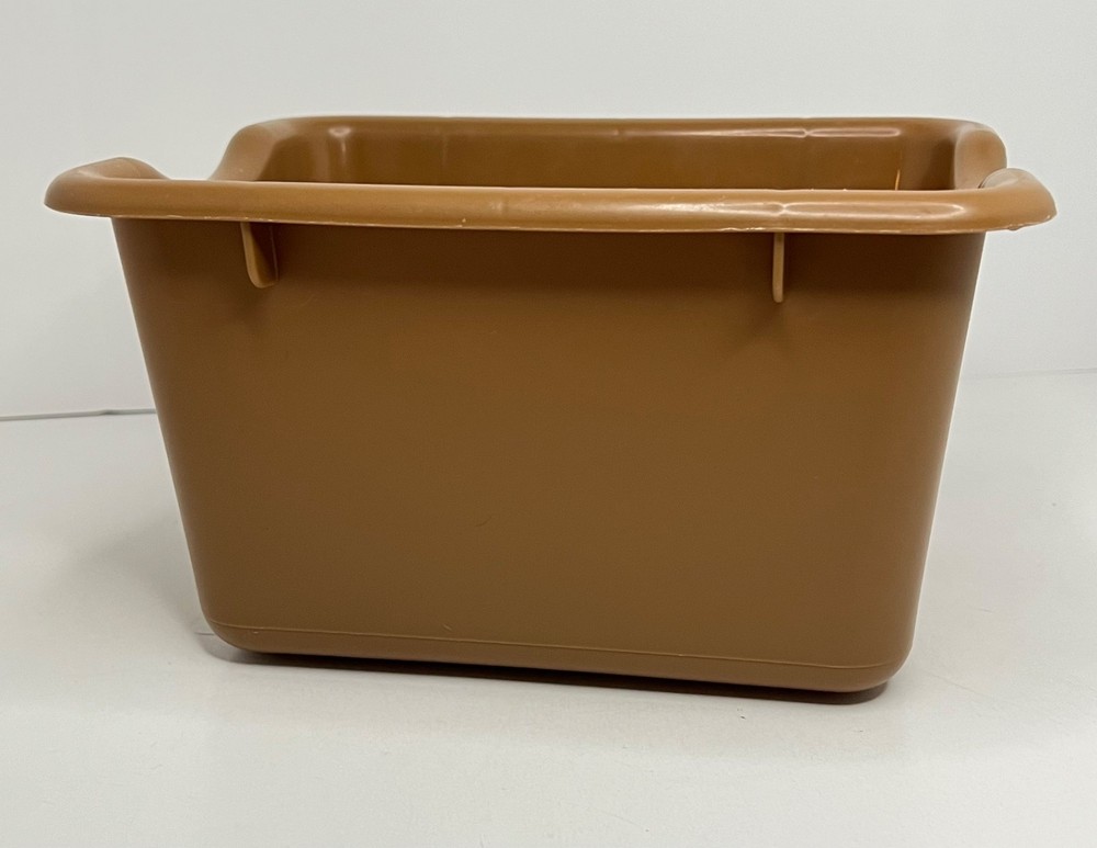 Step 2 Kitchen Brown Plastic Basket Bin Faux Wicker Replacement