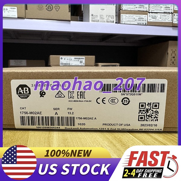 New Allen Bradley 1756-M02AE ControlLogix 2-Axis Encoder Fast Ship
