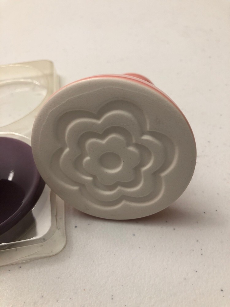 COOKIE STAMPS Pressed Press Holidays Easter Set of 4 Ceramic