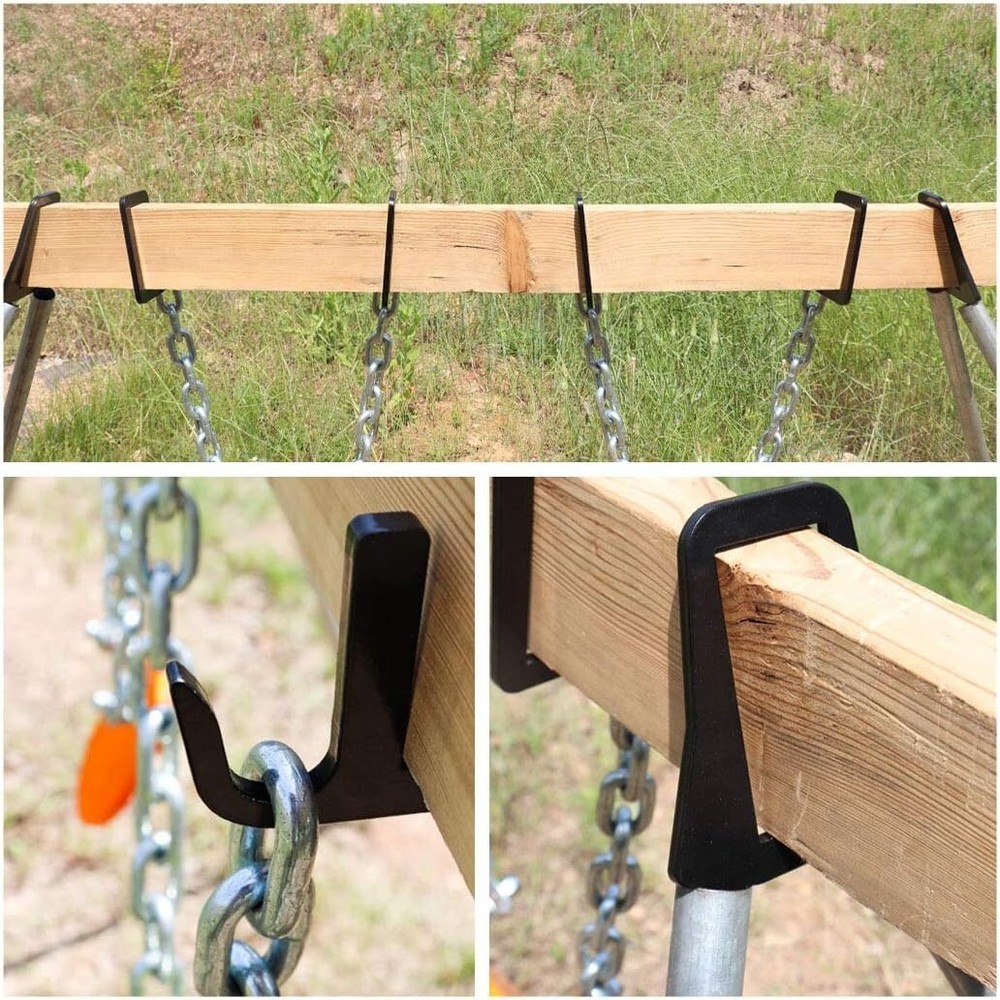 Target Stand Bracket Kit, 2x4 Mounting Bracket with Shooting Target Hanging Hook