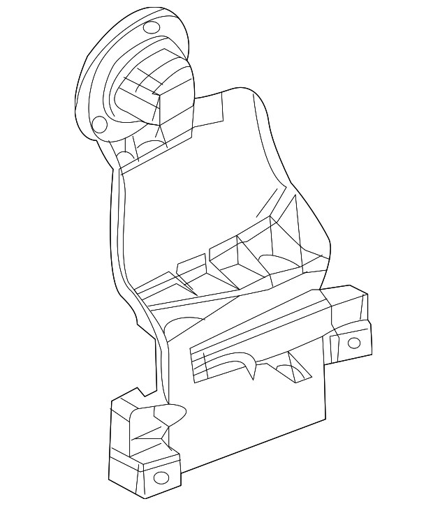 Genuine Ford Blind Spot Detection System Warning Sensor Bracket 9E5Z-14D189-A