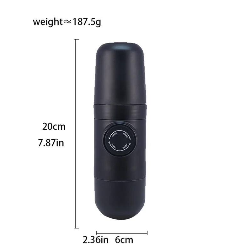 1 * Portable coffee maker-Black