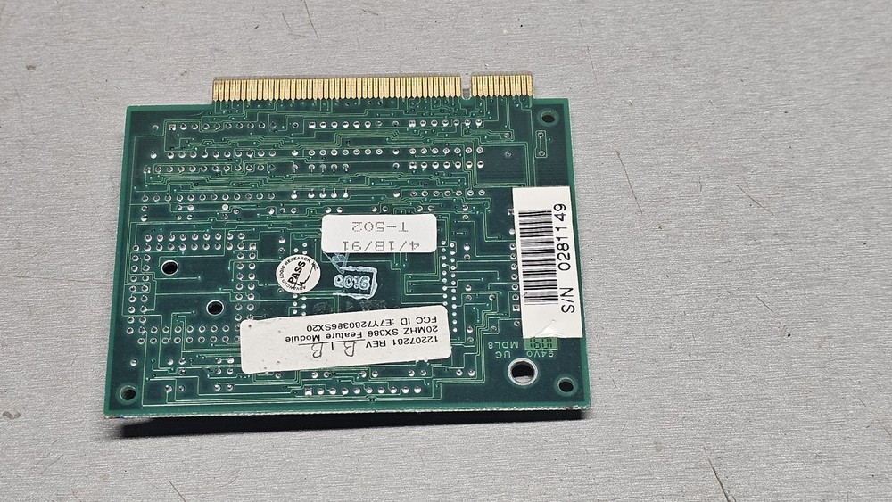 Intel 386SX-20 Accelerator Card Feature Module Advance Logic Research