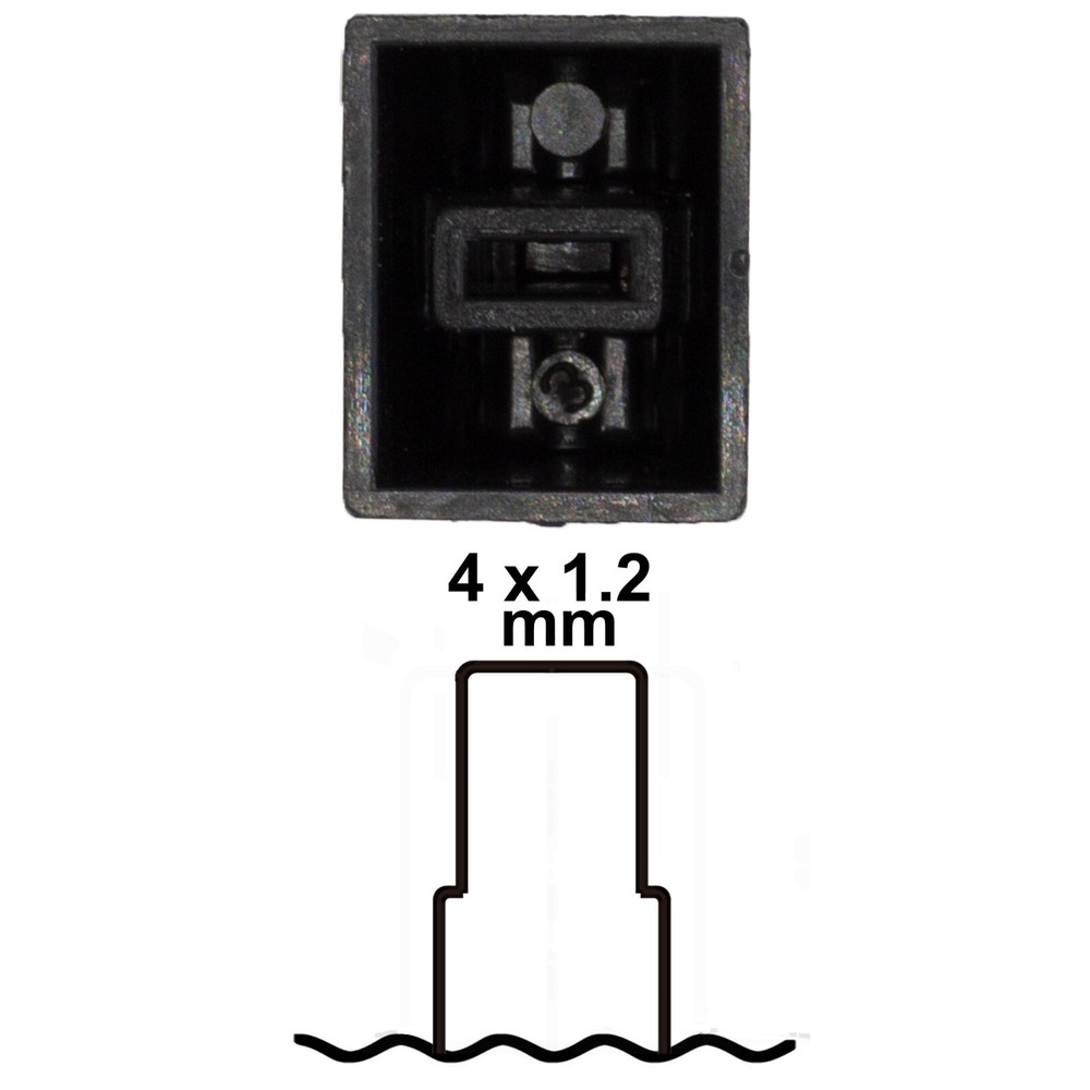 SIFAM 10 slide potentiometer FADER KNOB cap BLACK 12.5x10mm replacement knobs