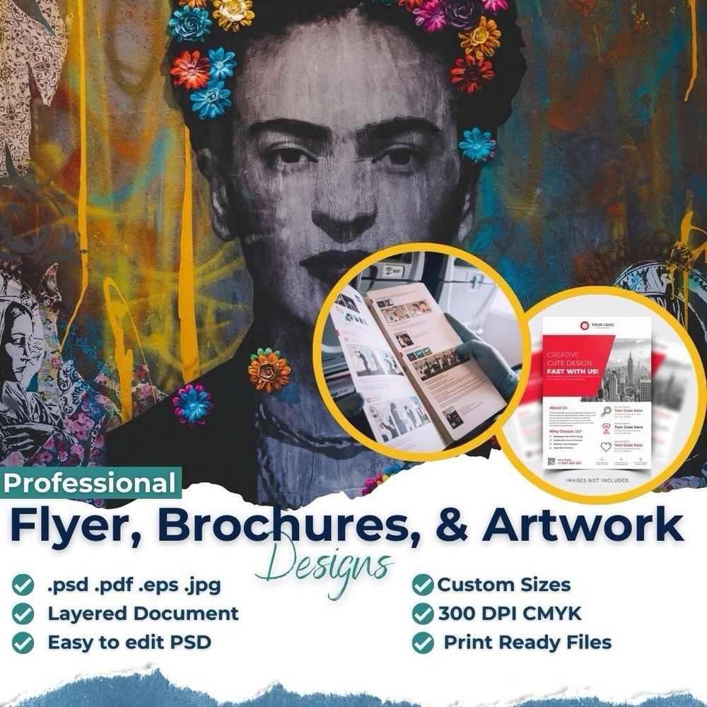 CUSTOM FLYER DESIGN Single/Double Sides   DESIGN ONLY