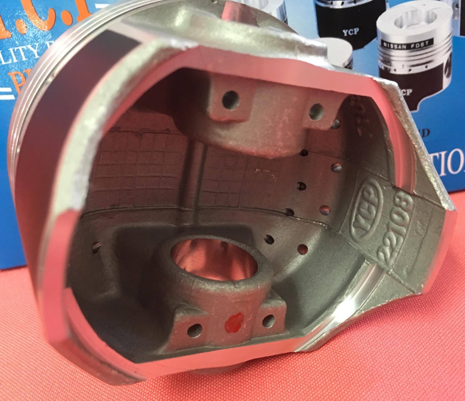 YCP 75.5mm Vitara Pistons Teflon Coated Low Comp For Honda D16 Turbo