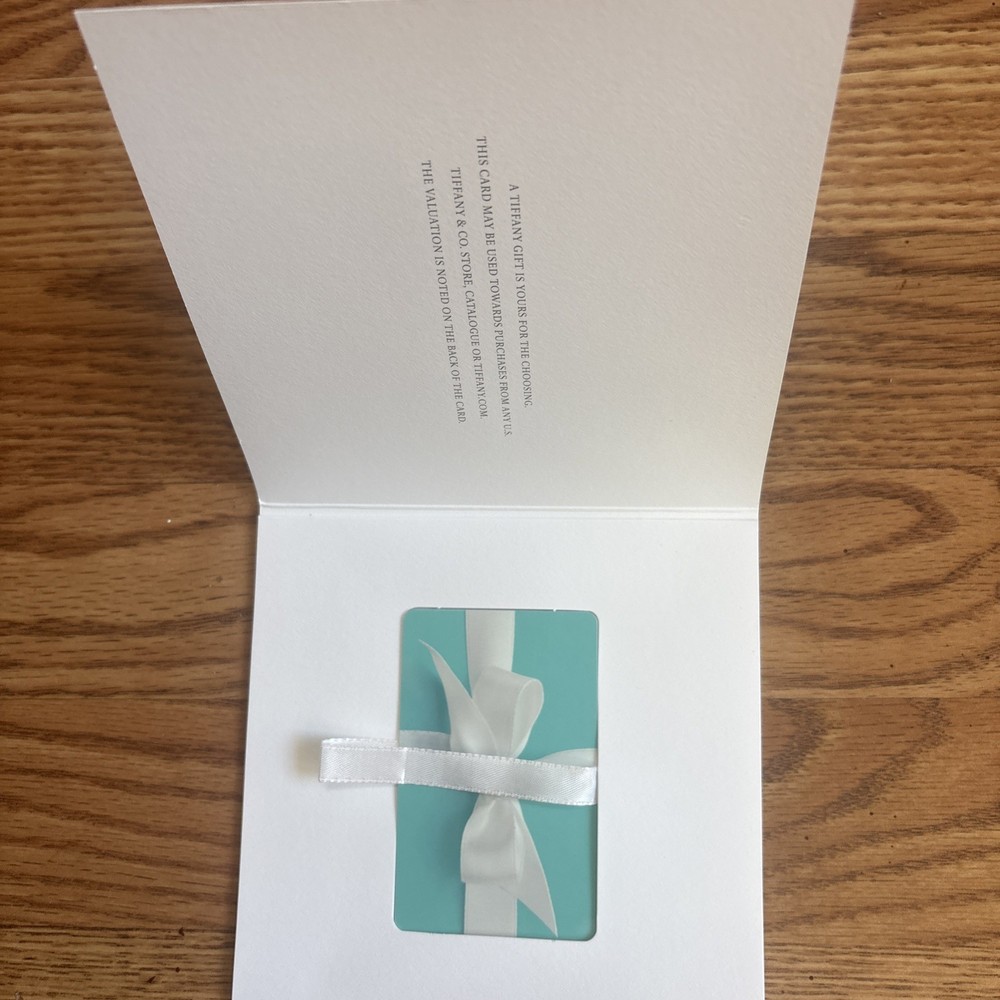 $25 Tiffany & Co Gift Card