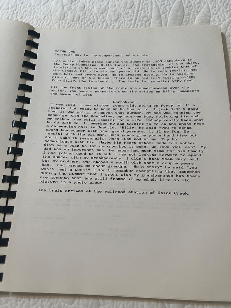 Grandpa Movie Script Screenplay