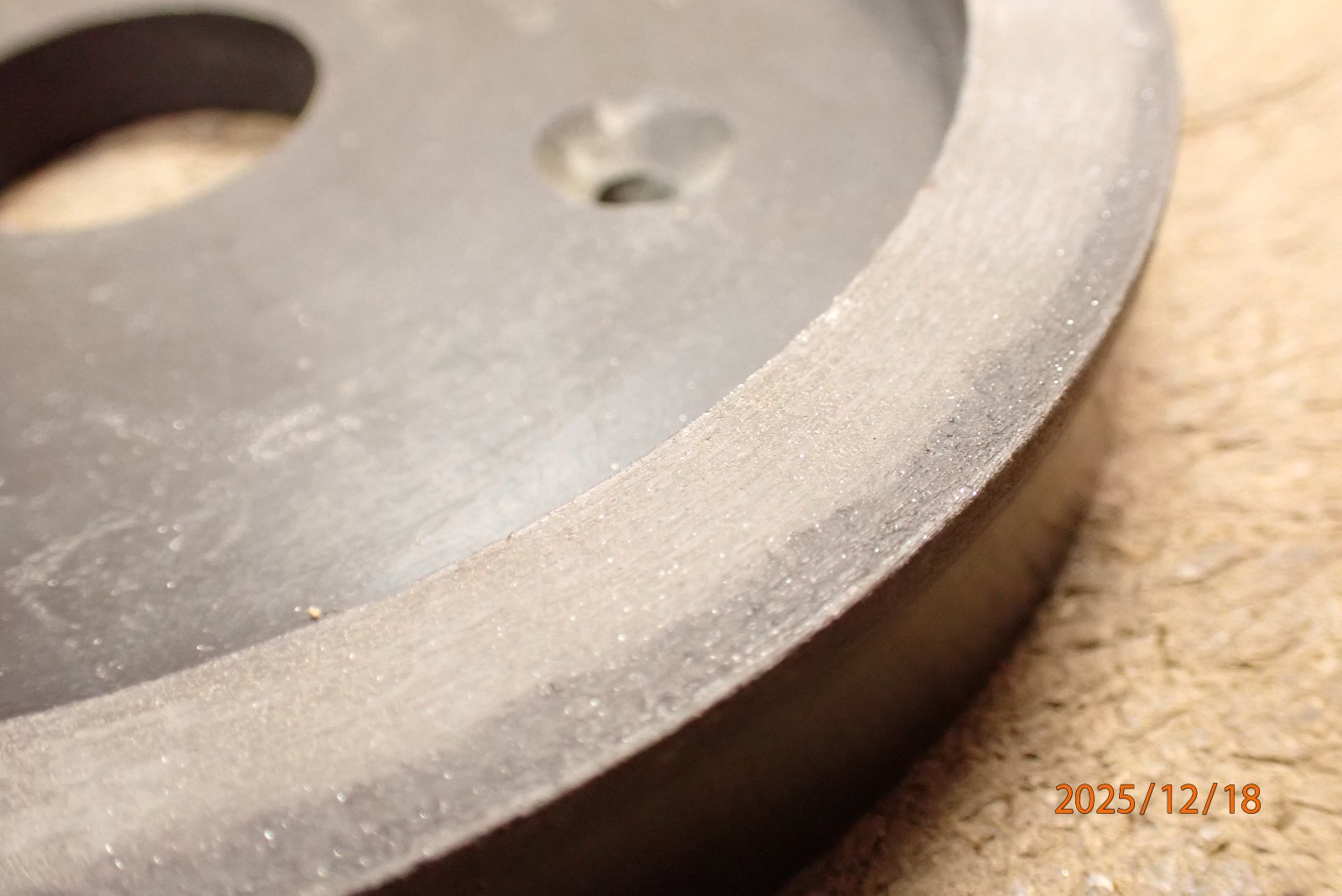 2, OLDER 6" TOOL GRINDER DIAMOND WHEELS