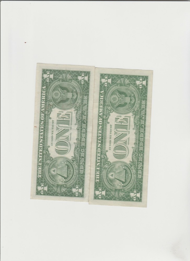 2 Lightly Circulated 1957 Silver Certificate