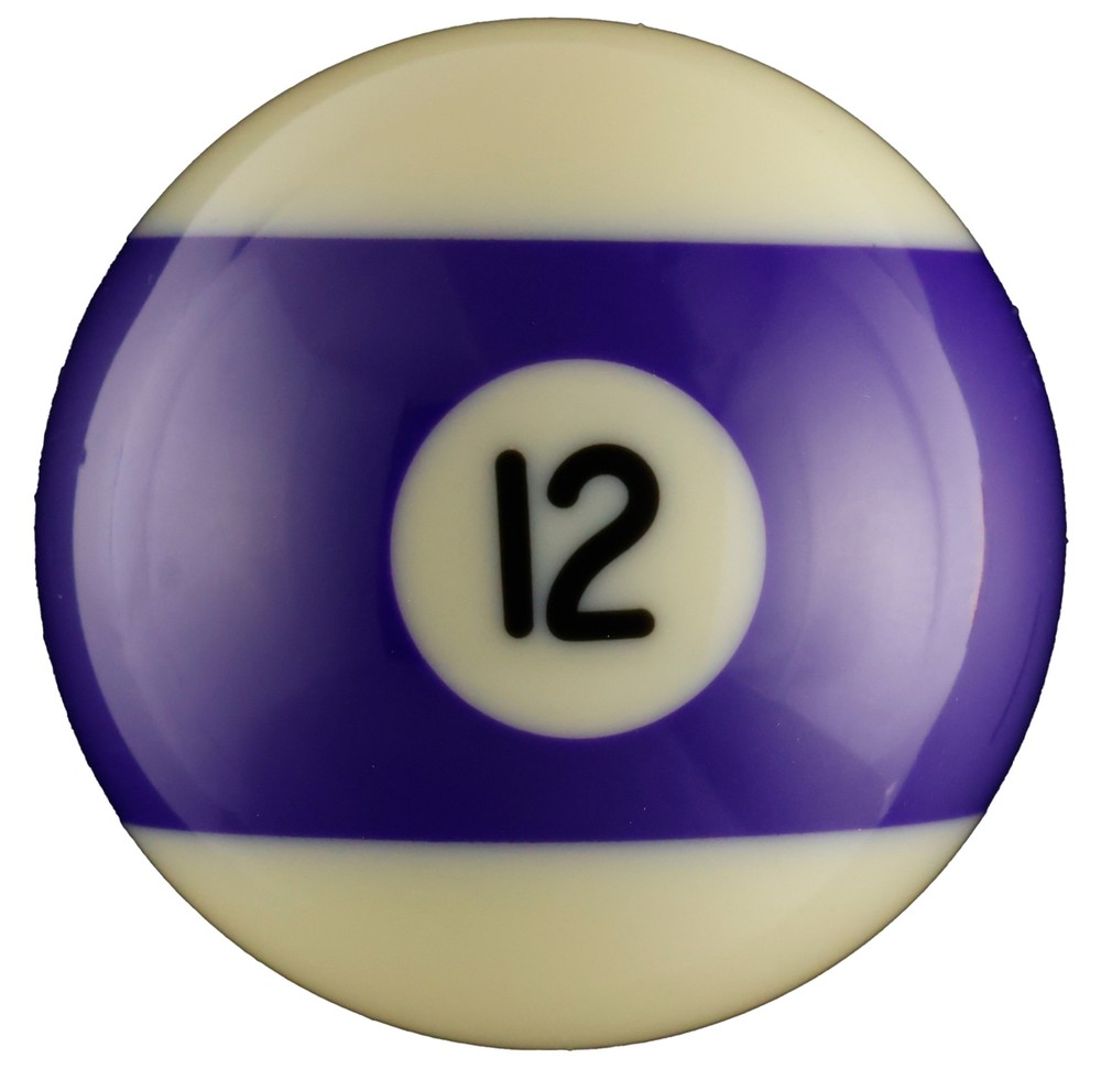 SRS #12 Replacement 2-1/4 Pool Ball (Striped Purple)
