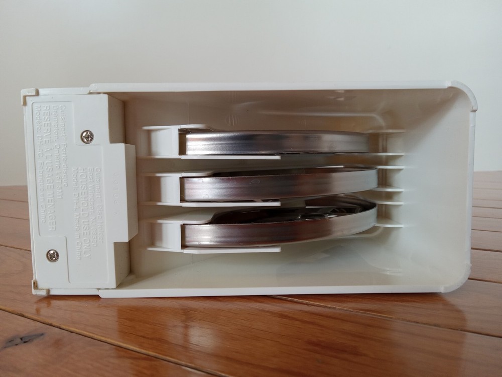 CUISINART Food Processor Safety Disc Holder w Lock - Includes 3 Processor Discs