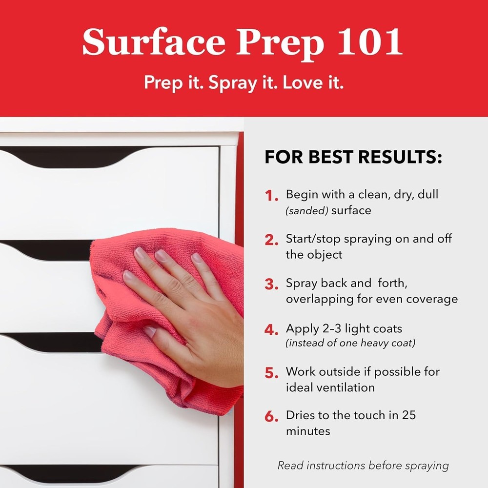 Multi-Surface Fire Red Spray Paint - 12 oz All-In-One Solution for Projects