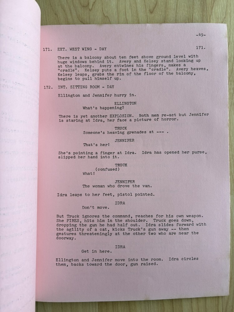 Hawaii Five-O 'School for Assassins' Original Script Final Draft
