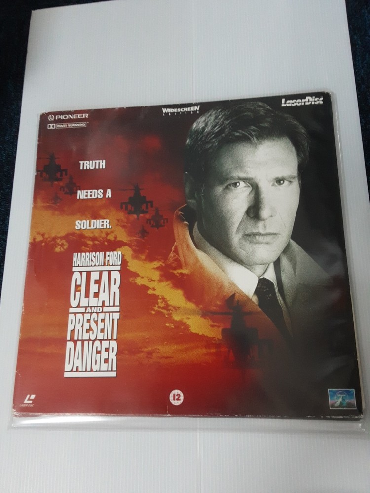 Clear and Present Danger (1994) [PLFEC 33251] Widescreen Laserdisc
