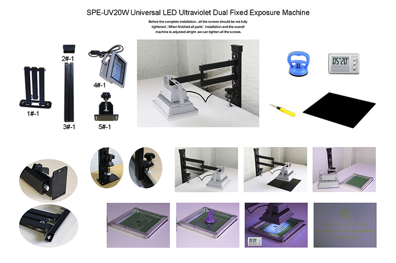 TECHTONGDA Universal LED Ultraviolet Dual Fixed Exposure Machine SPE-UV 20W