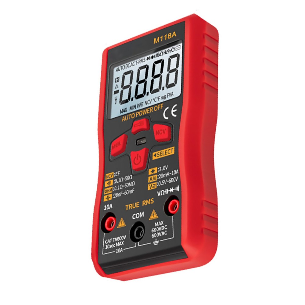 ANENG M118A Multifunktions-Digitalmultimeter-Hand-AC/DC-Spannungstester NCV
