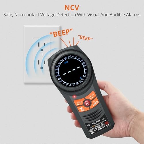 Smart Multimeter Tester - 6000 6000 Count Manual Range Multimeter Color Screen